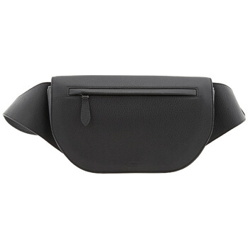 Mua túi Burberry Men's Black Leather Large Olympia Bum Bag sale