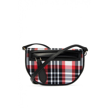 Mua túi Burberry Olympia Micro Tartan Crossbody Bag in Bright Red Check sale