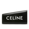 Mua túi Celine Black Asymetric Clutch In Shiny Calfskin With Celine Print sale