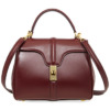 Mua túi Celine Ladies Burgundy Small 16 Shoulder Bag in Satinated Calfskin sale