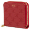 Mua túi Celine Ladies Embossed Smooth Calfskin Compact Wallet In Red sale