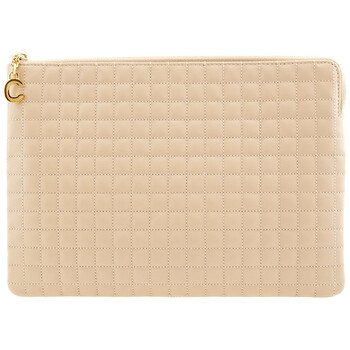 Mua túi Celine Quilted Calfskin Card Pouch- Nude sale