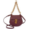 Mua túi Chloe Drew Bijou Mini Quilted Shoulder Bag- Burnt Brown sale