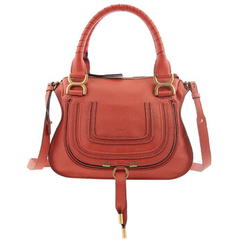 Mua túi Chloe Red Marcie Small Double Carry Bag sale