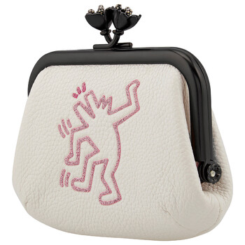 Mua túi Coach Chalk Keith Haring Frame Compact Kisslock Pouch sale