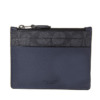 Mua túi Coach Signature Canvas Blocking Card Case-Charcoal sale
