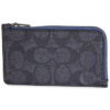 Mua túi Coach Signature Canvas Blocking L-Zip Card Case sale