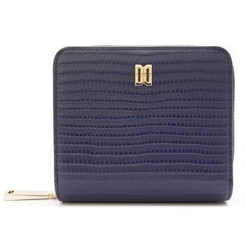 Mua túi Daks Ladies Henley Navy Leather Folding Wallet sale