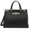 Mua túi Gucci Ladies Zumi Grainy Leather Medium Top Handle Bag in Black sale