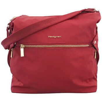 Mua túi Hedgren Prisma Oblique Hobo Nylon Bag In Pomegranate sale