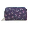 Mua túi Le Sportsac Yucca Purple Bouquet Print Rectangular Cosmetic Nylon Pouch sale