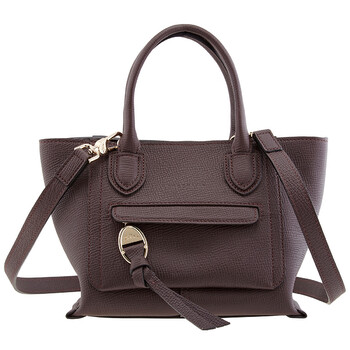 Mua túi Longchamp Ladies Mailbox Aubergine Top Handle Bag sale