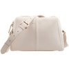 Mua túi Max Mara Ladies Elsac Smooth Leather Shoulder Bag - Vanilla sale