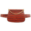 Mua túi Max Mara Ladies Jana Croco Embossed Leather Belt Bag sale