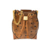 Mua túi Mcm Cognac Ladies Soft Berlin Drawstring Bag in Visetos sale