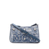 Mua túi Mcm Ladies Blue Shoulder Bag in Vintage Jacquard Monogram sale