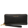Mua túi Michael Kors Jet Set Travel Leather Continental Wallet - Black sale