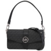 Mua túi Michael Kors Black Medium Greenwich Convertible Shoulder Bag sale