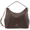 Mua túi Michael Kors Brown Sienna Large Logo Shoulder Bag sale