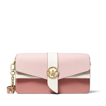 Mua túi Michael Kors Greenwich Medium Tricolor Convertible Shoulder Bag - Smokey Rose sale