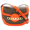 Mua túi Michael Kors Ladies Hally Extra-Small Embellished Logo Crossbody Bag- Orange sale