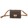 Mua túi Michael Kors Ladies Hendrix Extra-small Logo Convertible Crossbody Bag - Brown sale