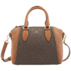 Mua túi Michael Kors Ladies Sienna Medium Logo and Leather Messenger Bag - Brown/Acron sale