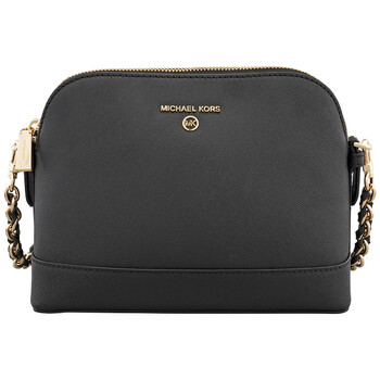 Mua túi Michael Kors Large Black Saffiano Leather Dome Crossbody Bag sale