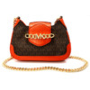 Mua túi Michael Kors Orange Ladies Hally Extra Small Presbyopia Leather Crossbody Bag sale