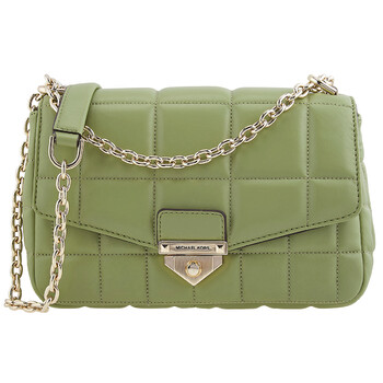 Mua túi Michael Kors Soho Large Quilted Leather Shoulder Bag - Light Sage sale