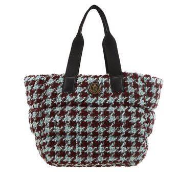 Mua túi Moncler Ladies Houndstooth-Tweed Tote Bag sale