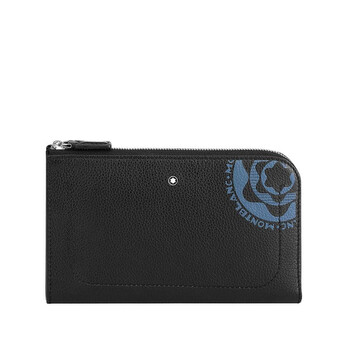 Mua túi Montblanc Meisterstuck Soft Grain 2 In 1 Pouch In Black sale