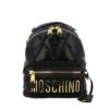 Mua túi Moschino Black Logo Quilted Nylon Backpack sale