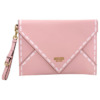 Mua túi Moschino Ladies Pink Leather Envelope Logo Clutch Bag sale