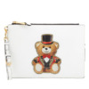 Mua túi Moschino Ladies White Teddy Bear Clutch sale