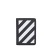 Mua túi Off-White Black Card Holder With Logo Print sale