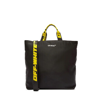 Mua túi Off-White Black Logo-Print Tote Bag sale