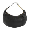 Mua túi Off-White Paperclip Curved Clutch Bag In Black sale