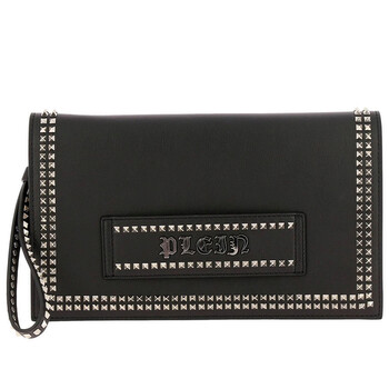 Mua túi Philipp Plein Ladies Dark Plein Studs Clutch Bag In Black sale