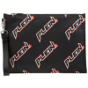Mua túi Philipp Plein Logo Print Clutch Bag sale