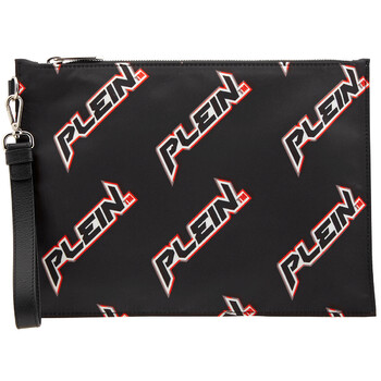 Mua túi Philipp Plein Logo Print Clutch Bag sale