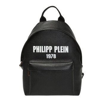 Mua túi Philipp Plein Men's Black PP1978 Elkskin Backpack sale