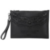 Mua túi Philipp Plein Studded PP1978 Elkskin Clutch In Black sale