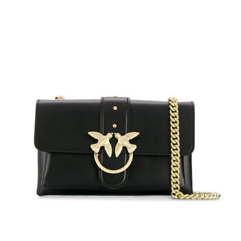 Mua túi Pinko Ladies Black Mini Love Soft Crossbody Bag sale