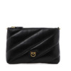 Mua túi Pinko Ladies Black Quilted Love Crossbody Bag sale