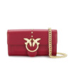 Mua túi Pinko Ladies Houston Love Simply Chain Wallet In Dark Red sale