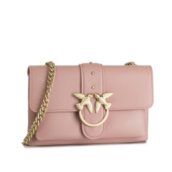 Mua túi Pinko Ladies Light Pink Mini Love Soft Crossbody Bag sale