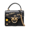 Mua túi Pinko Ladies Love Mini Top Handle Party Crossbody Bag In Black sale