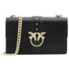 Mua túi Pinko Ladies Love Simply Black Leather Shoulder Bag sale