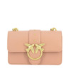 Mua túi Pinko Mini Love Simply Leather Crossbody In Light Pink sale